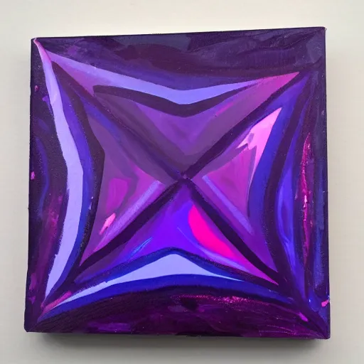 Prompt: Floating dark-purple crystal shard 🎨🖌️
