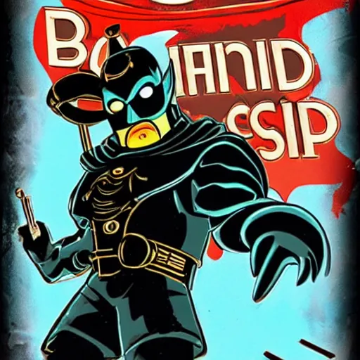 Prompt: bioshock : the animated series, in the style of batman the animated series