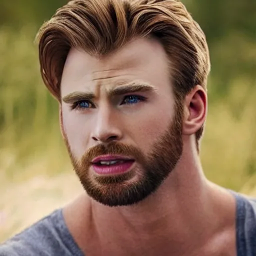 Image similar to chris evans mixed with chris hemsworth