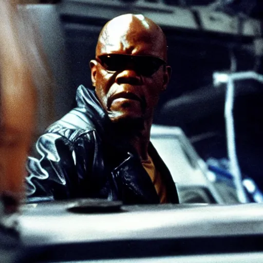 Image similar to Samuel L. Jackson plays Terminator