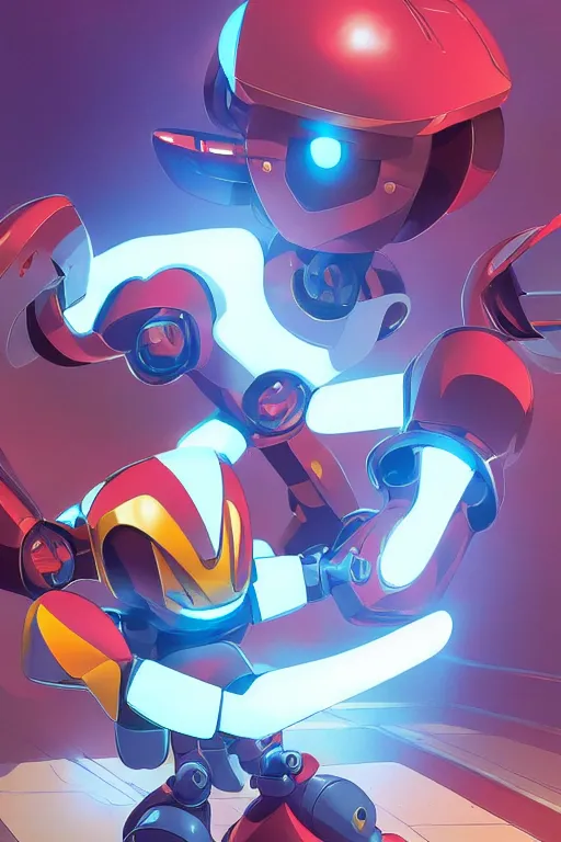 Image similar to metabots medabots medarotto medarot robot minimalist comics, behance hd by jesper ejsing, by rhads, makoto shinkai and lois van baarle, ilya kuvshinov, rossdraws global illumination ray tracing hdr radiating a glowing aura