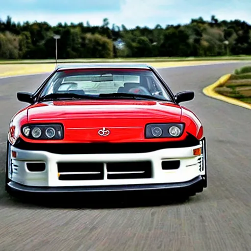 Image similar to toyota supra mixed with a mazda rx 7