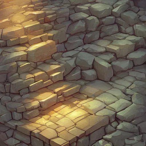 Image similar to digital painted stylized stone cladding texture by artgerm james gilleard, jordan grimmer, painterly, digital art, artstation