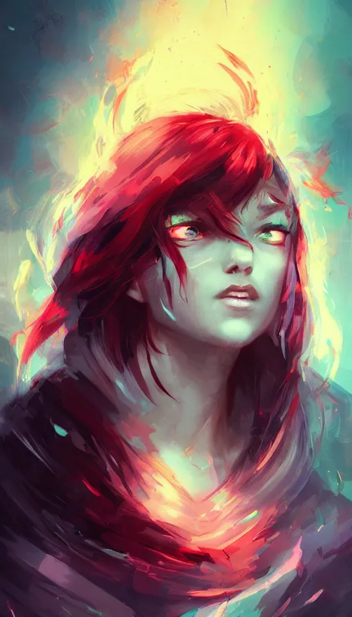 Prompt: rage, by ross tran