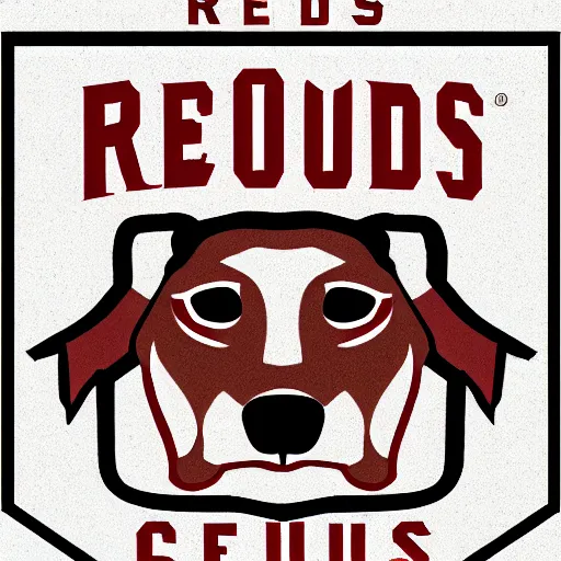 Image similar to logo of a team named the red hounds