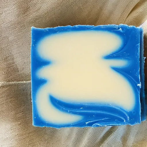 Prompt: a soap is wearing as an artist