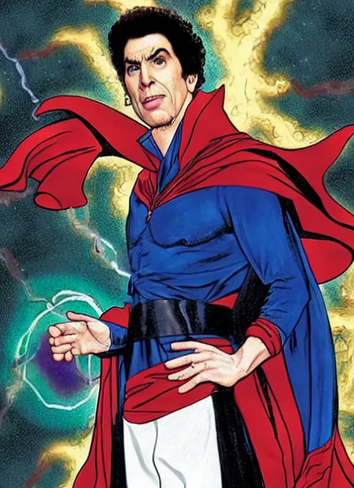 Image similar to Cosmo Kramer as Dr. Strange