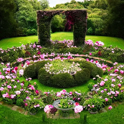 Image similar to rose castle romantic dreamy garden cloud ultra wide