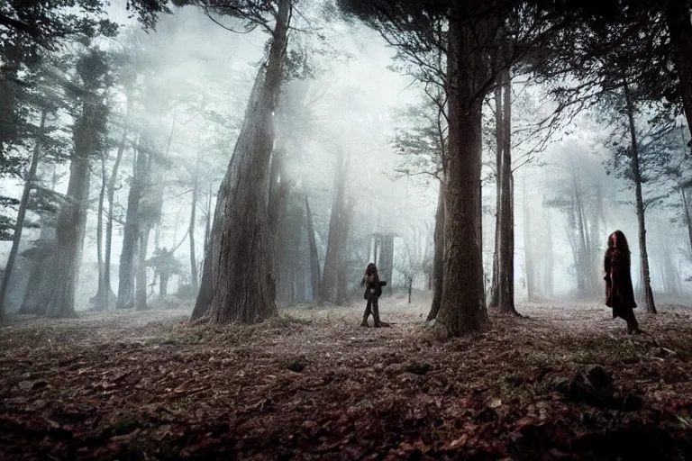 Image similar to 50mm exploring a fantasy world, by Emmanuel Lubezki