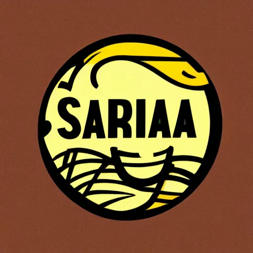 Prompt: Sahara comics logo, illustration