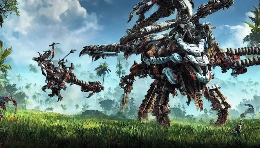 Image similar to a machine from horizon zero dawn invading kerala