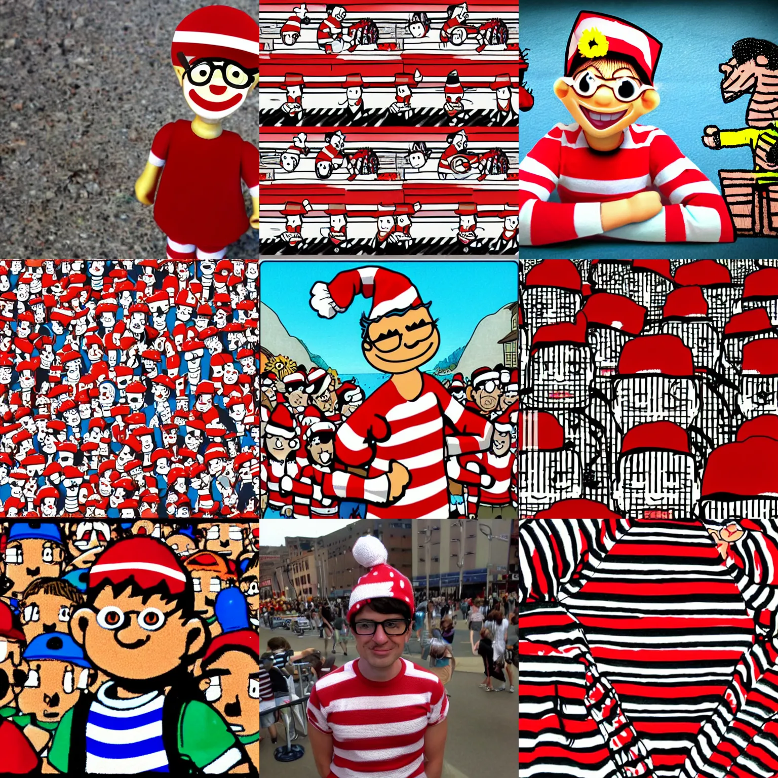 Prompt: Waldo from Where's Waldo