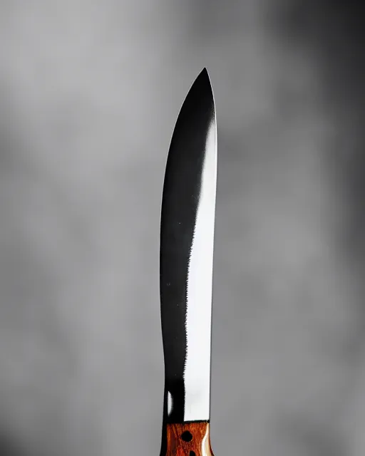 Prompt: A Mercer Millenium knife; studio photo; bokeh, 90mm, f/1.4