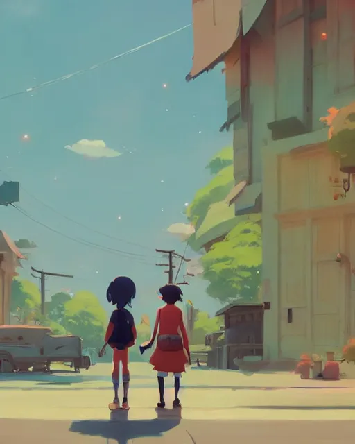 Prompt: a beautiful town, cory loftis, james gilleard, atey ghailan, makoto shinkai, goro fujita, studio ghibli, rim light, exquisite lighting, clear focus, very coherent, plain background, soft painting