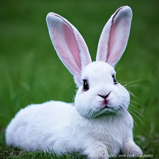 Image similar to a floppy - eared bunny - dog, wildlife photography