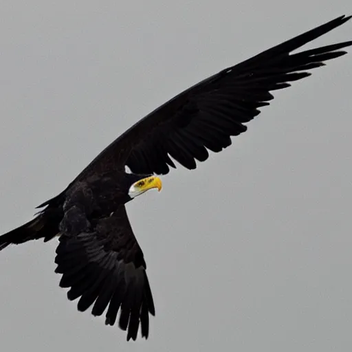 Image similar to a two - handed black eagle