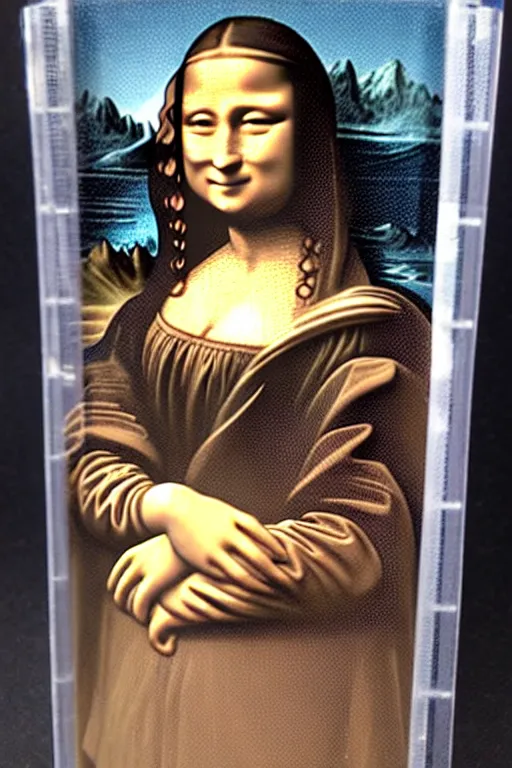 Image similar to collectable action figure negative no not mona lisa barbie doll toy action figure