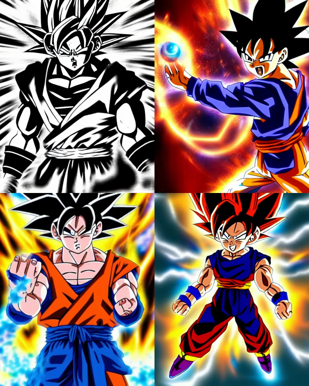 Prompt: goku spirit bomb