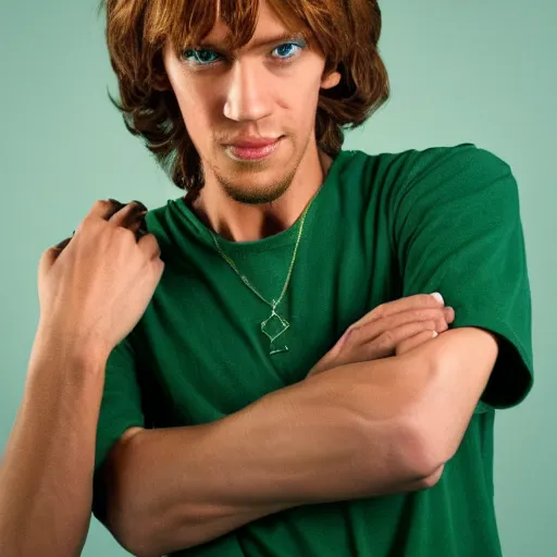 Prompt: Shaggy Rogers at full power