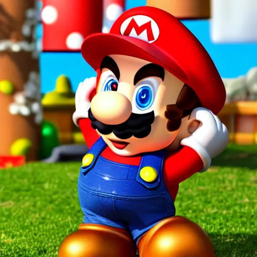 Image similar to Mario as a real person, highly detailed, high quality, HD, 4k, 8k, Canon 300mm, professional photographer, 40mp, lifelike, top-rated, award winning, realistic, sharp, no blur, edited, corrected, trending