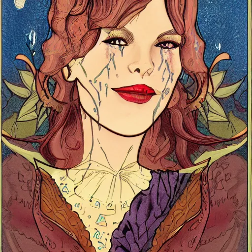 Image similar to the lover tarot card, digital illustration, detailed, 8 k, artstation,