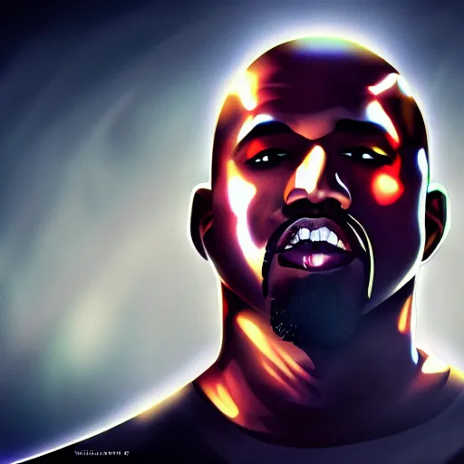 Image similar to Kanye West, League of Legends amazing splashscreen artwork, splash art, hd wallpaper, deviantart, artstation