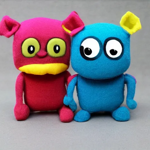 Image similar to ugly doll characters, high quality,