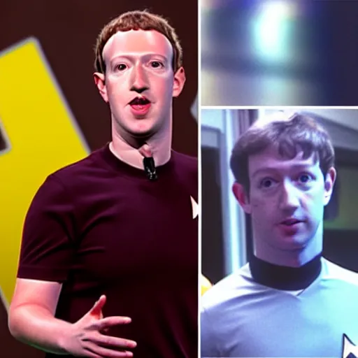 Prompt: mark zuckerberg as a character in star trek