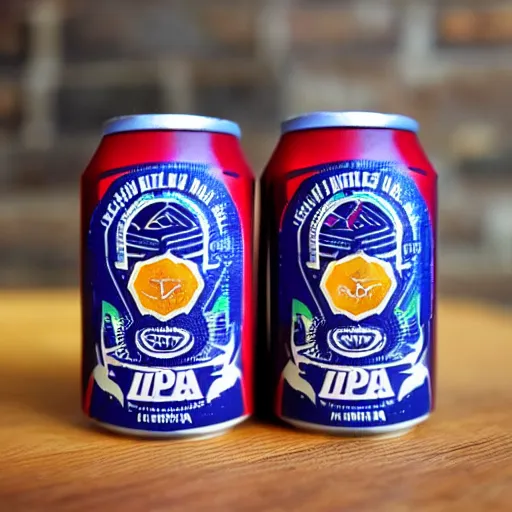 Image similar to amazing beer can design, ipa