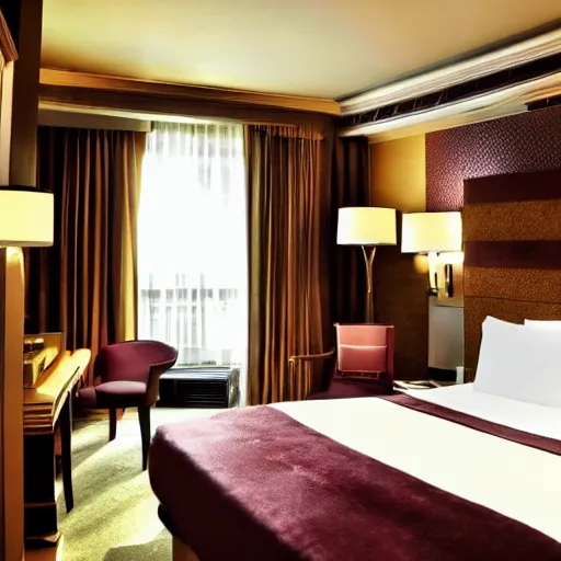 Image similar to inside a luxurious manhattan hotel, 4 k hd wallpaper
