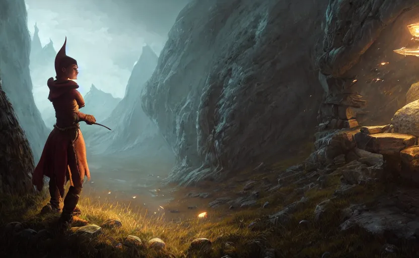 Prompt: highly detailed portrait of brianna hildebrand as a bald elf, in skyrim, stephen bliss, unreal engine, fantasy art by greg rutkowski, loish, rhads, ferdinand knab, makoto shinkai and lois van baarle, ilya kuvshinov, rossdraws, tom bagshaw, global illumination, radiant light, detailed and intricate environment