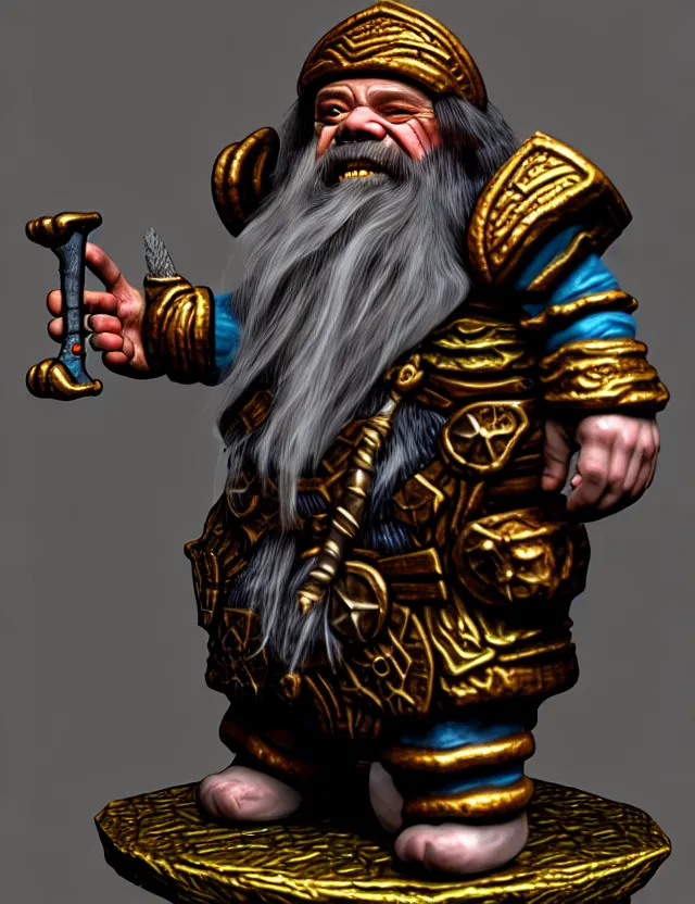 Image similar to dwarf from arcanum magic and technology, hyper detailed, 8 k