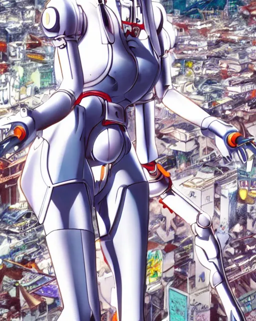 Image similar to Rei Ayanami by Masamune Shirow