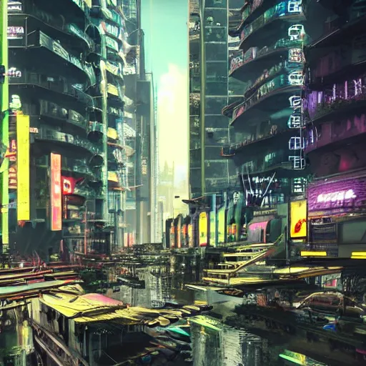 Image similar to cyberpunk paris 2 0 7 0