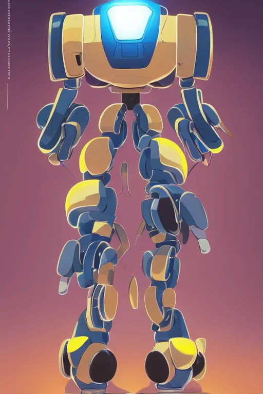 Image similar to metabots medabots medarotto medarot robot minimalist comics, behance hd by jesper ejsing, by rhads, makoto shinkai and lois van baarle, ilya kuvshinov, rossdraws global illumination ray tracing hdr radiating a glowing aura