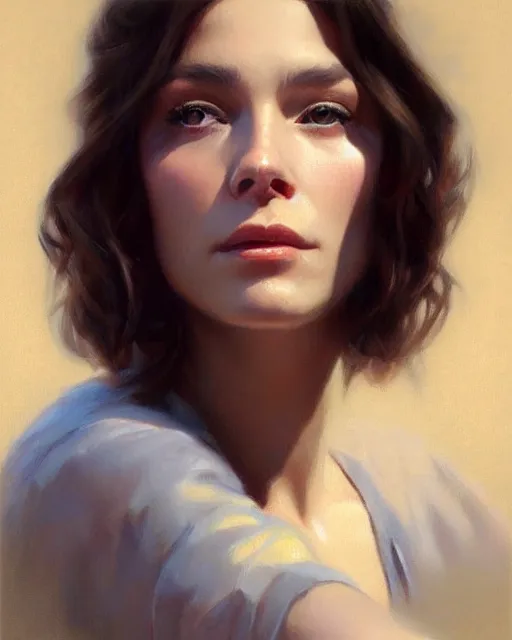 Prompt: jesus christ!!, audrey plaza, realistic shaded perfect face, fine details, artgerm, jeremy lipkin and michael garmash and rob rey