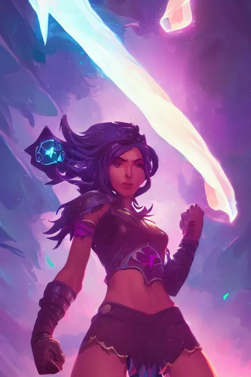 Prompt: sejuani league of legends wild rift hero champions arcane magic digital painting bioluminance alena aenami artworks in 4 k design by lois van baarle by sung choi by john kirby artgerm and greg rutkowski and magali villeneuve mage fighter assassin