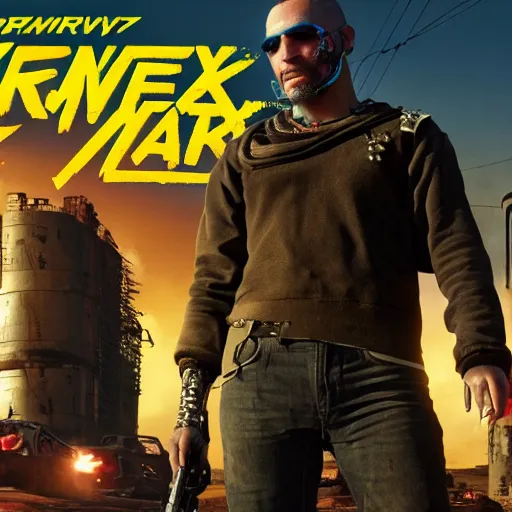 Prompt: Max Max Fury Road mennonite revenge. Cyberpunk 2077. CP2077. 3840 x 2160