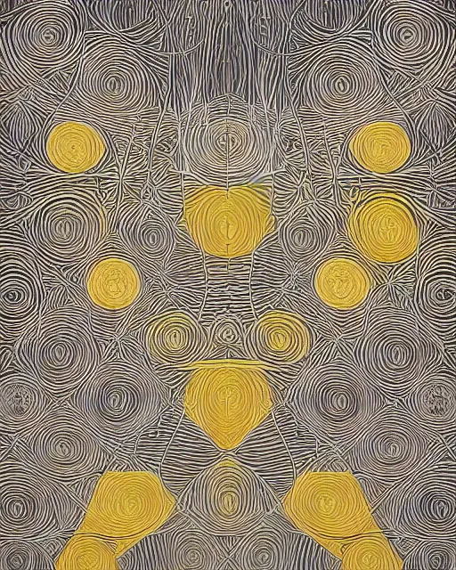Prompt: a tribe of fluffy cats interweaved hide and seek within an abstract representative geometric art, circles, triangles, squares, beziers, lines, tangients, overlaps, congruence confluence, intersection, arrays, massive, small, tiny bits, negative space, by Hannah af Klint, Henriëtte Ronner-Knip and Felipe Pantone, theosophy series mixed media 4K detailed kitsch digital painting with pop fluorescent spray paint,, glitter, jewel inlay, and typographic annotation, symmetrical, rule of thirds