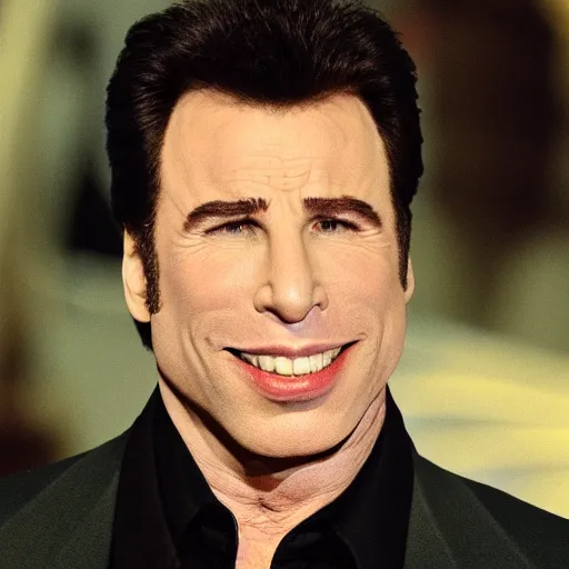 Image similar to a photo of john travolta as a vampire vampire vampire vampire