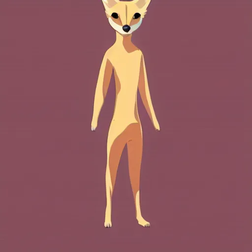 Prompt: fennec fox, clean cel shaded vector art. shutterstock. behance hd by lois van baarle, artgerm, helen huang, by makoto shinkai and ilya kuvshinov, rossdraws, illustration, foolish, palm tree