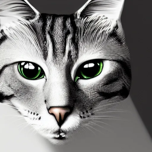 Cat, digital art , highly Stable detailed high Diffusion , | contrast, | OpenArt