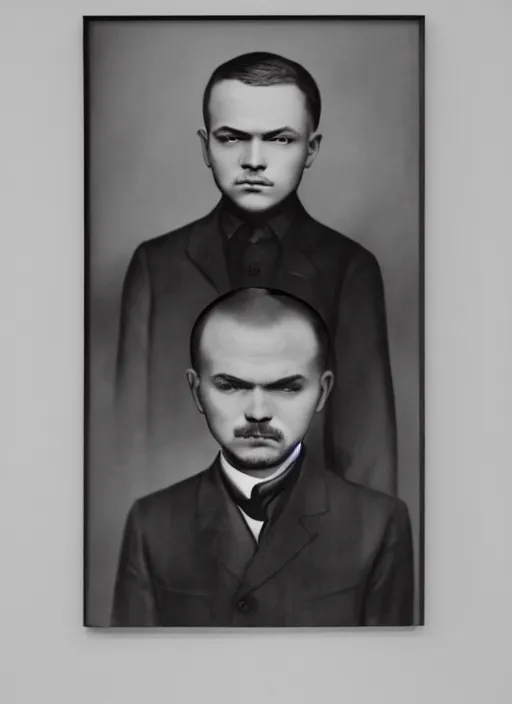 Image similar to hyper detailed portrait of young lenin by richard avedon, color, dslr, medium format