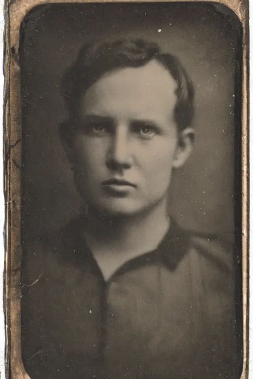 Prompt: a tintype photograph of Cyclopes