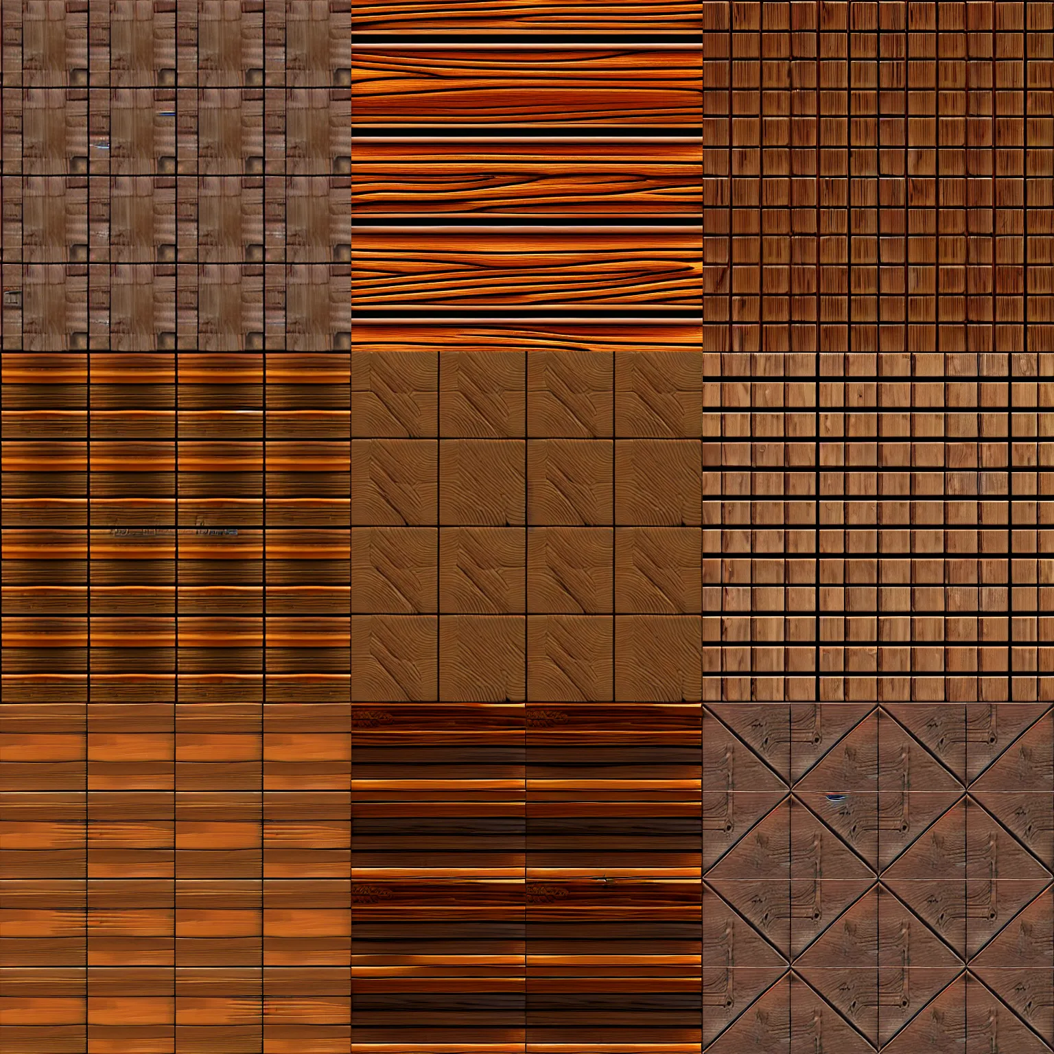 Prompt: tileable texture of detailed wood panels, ambient lighting, cgtextures