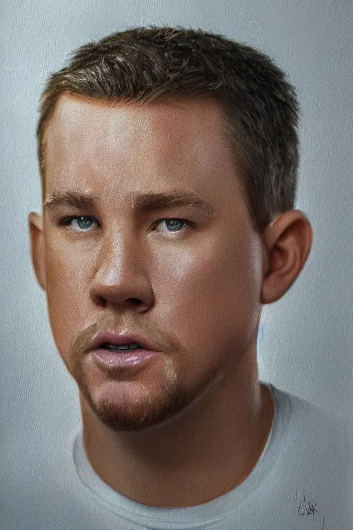 Prompt: a tater tot with channing tatum face, oil on canvas, intricate, 8 k highly professionally detailed, hdr, cgsociety