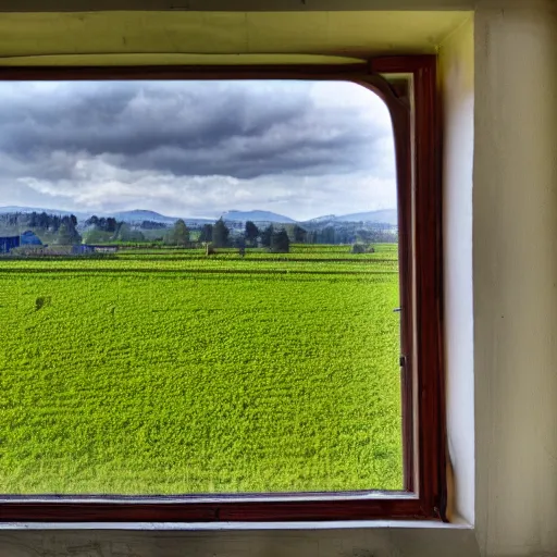 Image similar to view from the window at le gras, 4 k, hdr