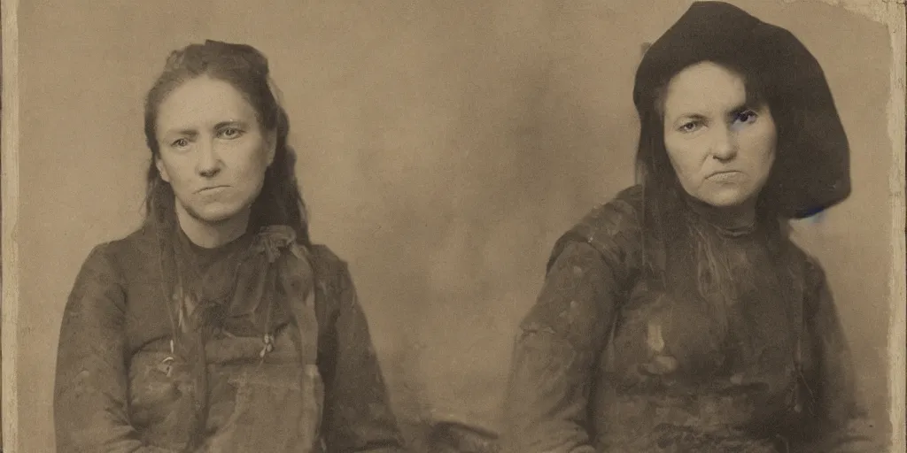 Image similar to portrait of an outlaw woman