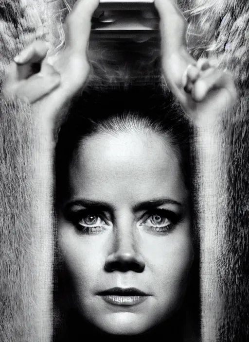 Image similar to cinematic photography of amy adams in the movie men in black, intricate, elegant, highly detailed, smooth, sharp focus, symmetrical face, fine details, masterpiece, trending on artstation, 4 k hdr 3 5 mm photography