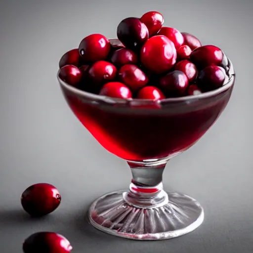 Image similar to a juicy cranberry, high - key lighting